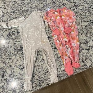 Little sleepies and guanamama bamboo onesies